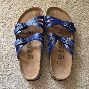 Birkenstock Royal Blue Strappy Sandals